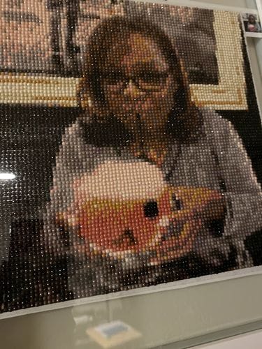 Customer photo review of Custom Diamond Painting Kit