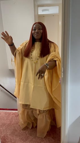 Customer photo review of Ruth Skirt Set | Gold