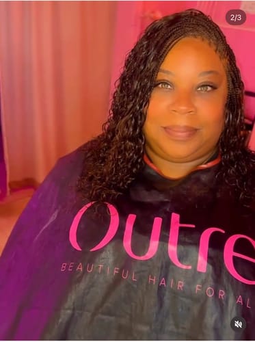 Customer photo review of Deep Twist Braid Wig - Kehinde