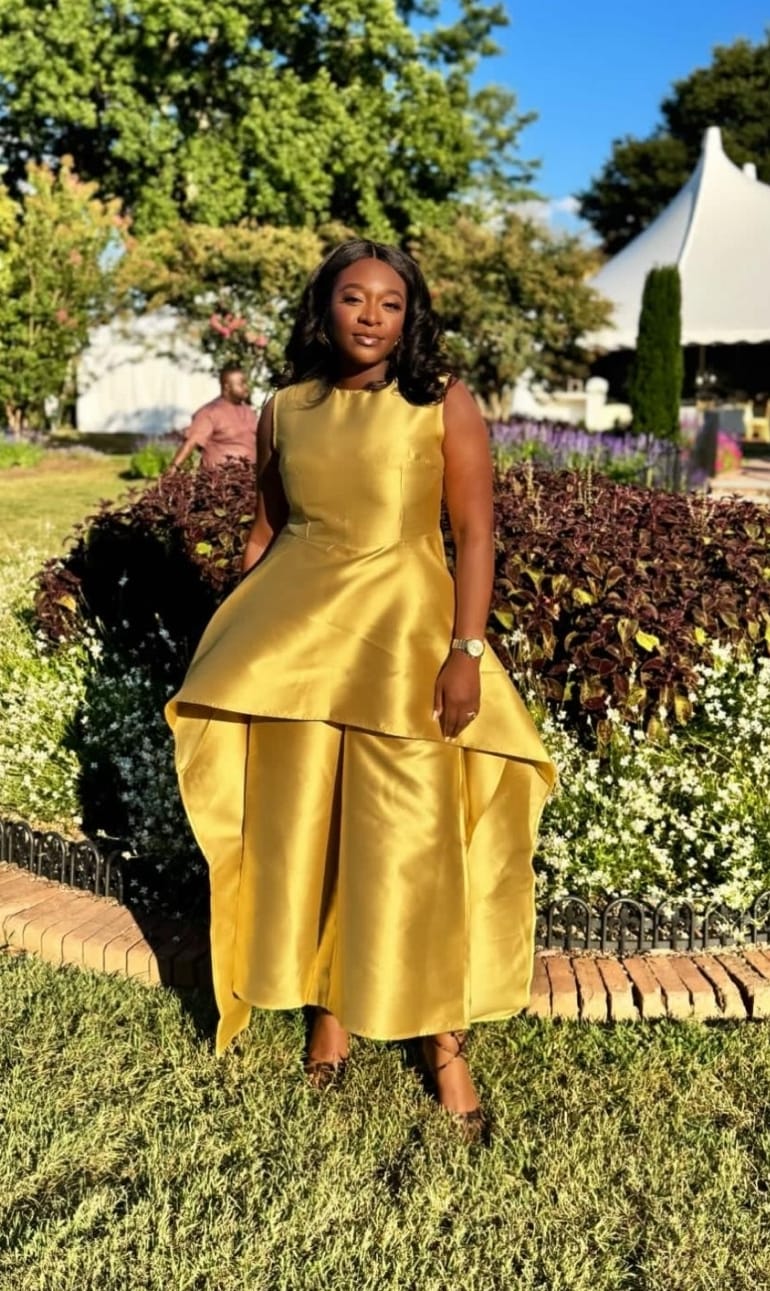 Customer photo review of Elizabeth Majesté Jumpsuit