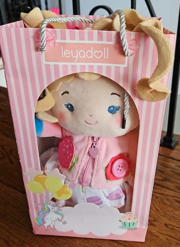 Customer photo review of Personalized Cupcake Girl - Montessori Doll