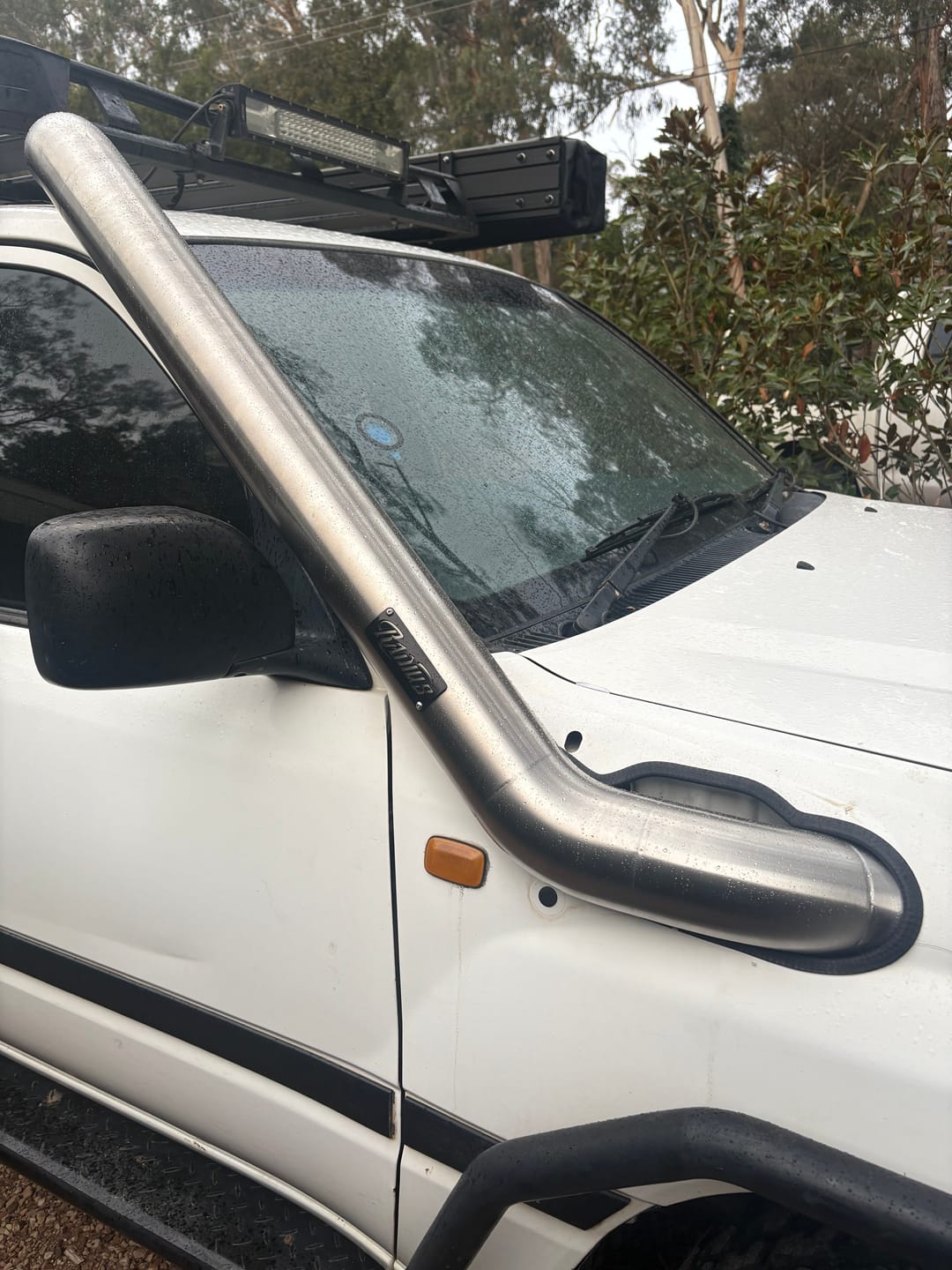 Customer photo review of Stainless Snorkel to suit Toyota 100/105 Series Landcruiser