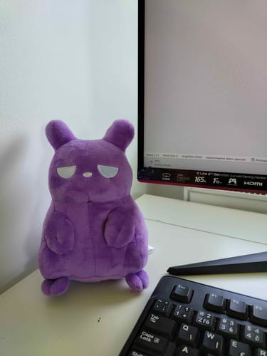 Customer photo review of Rain World - Spearmaster Slugpup Plush