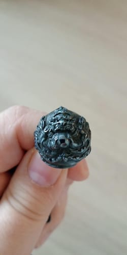 Customer photo review of Perle sacrée alchimique Look Sakot Phra Rahu - protection puissante contre la magie noire.