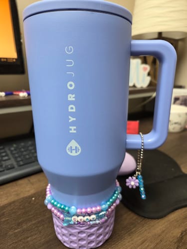 Customer photo review of WAFFLE Lavender Tumbler Boot -fits 20-40oz NEW!