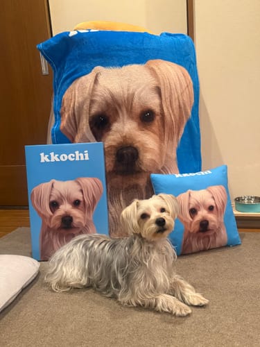 Customer photo review of Petcanva©オーダーメイド ペット似顔絵