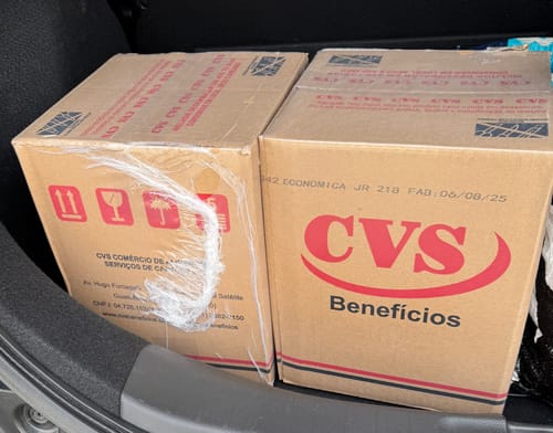 Customer photo review of Cesta Básica Econômica Júnior
