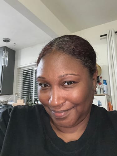 Customer photo review of Instant Dye Shampoo for Women