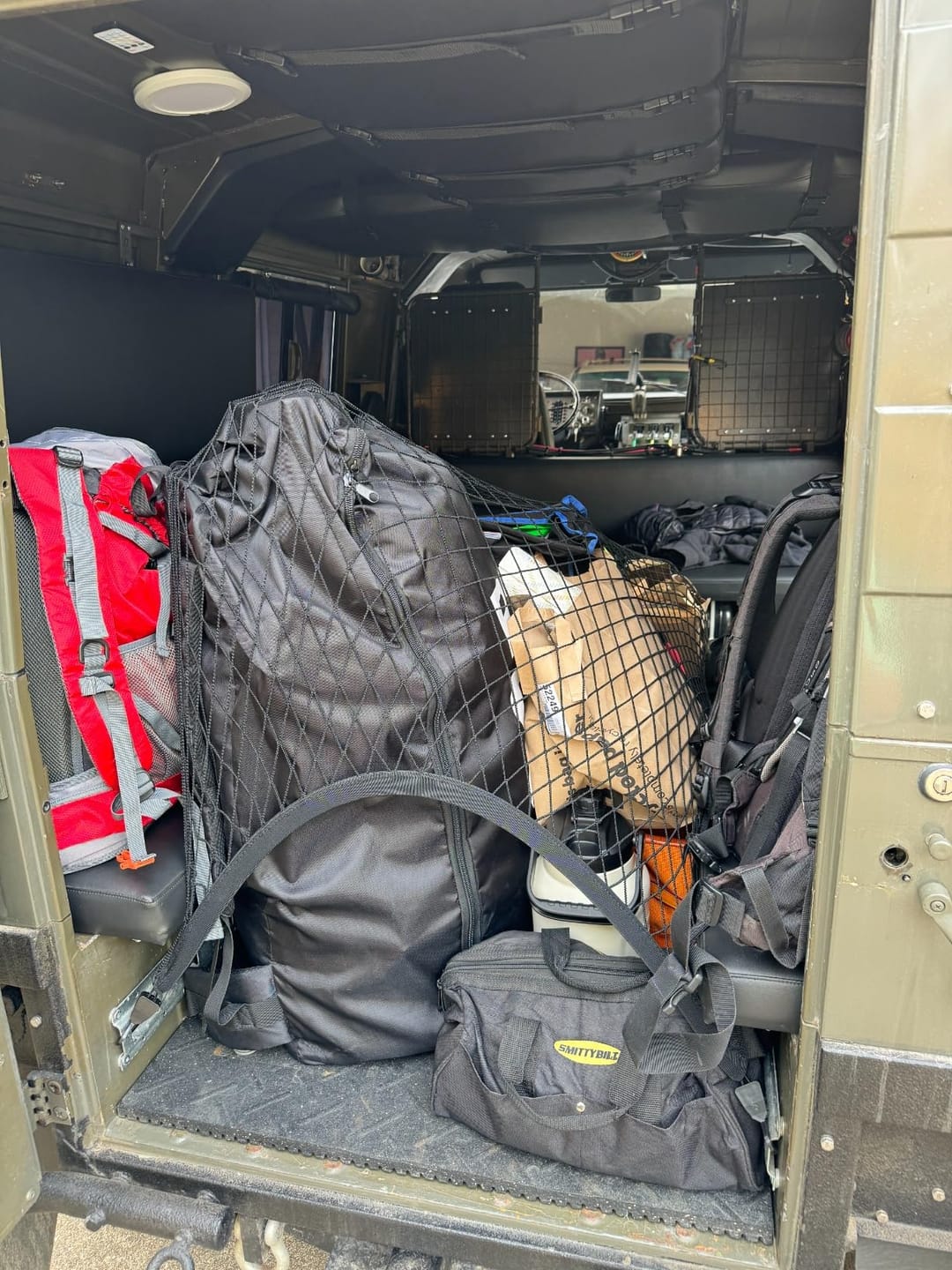 Customer photo review of Lockedown™ Elastic Cargo Net