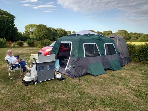 Customer photo review of [PRÉ-COMMANDE] 2-Step Cabin Tent – Très grande taille + Bâche de camping OFFERTE (jusqu’à 10 personnes, FR) — Expédition avant le 16 septembre
