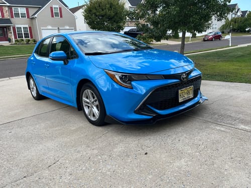 Richard Z. review of 2019-Up Toyota Corolla Hatchback Front Splitter Lip image 1 out of 2