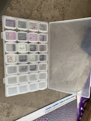 Customer photo review of Diamond Organizing Tray