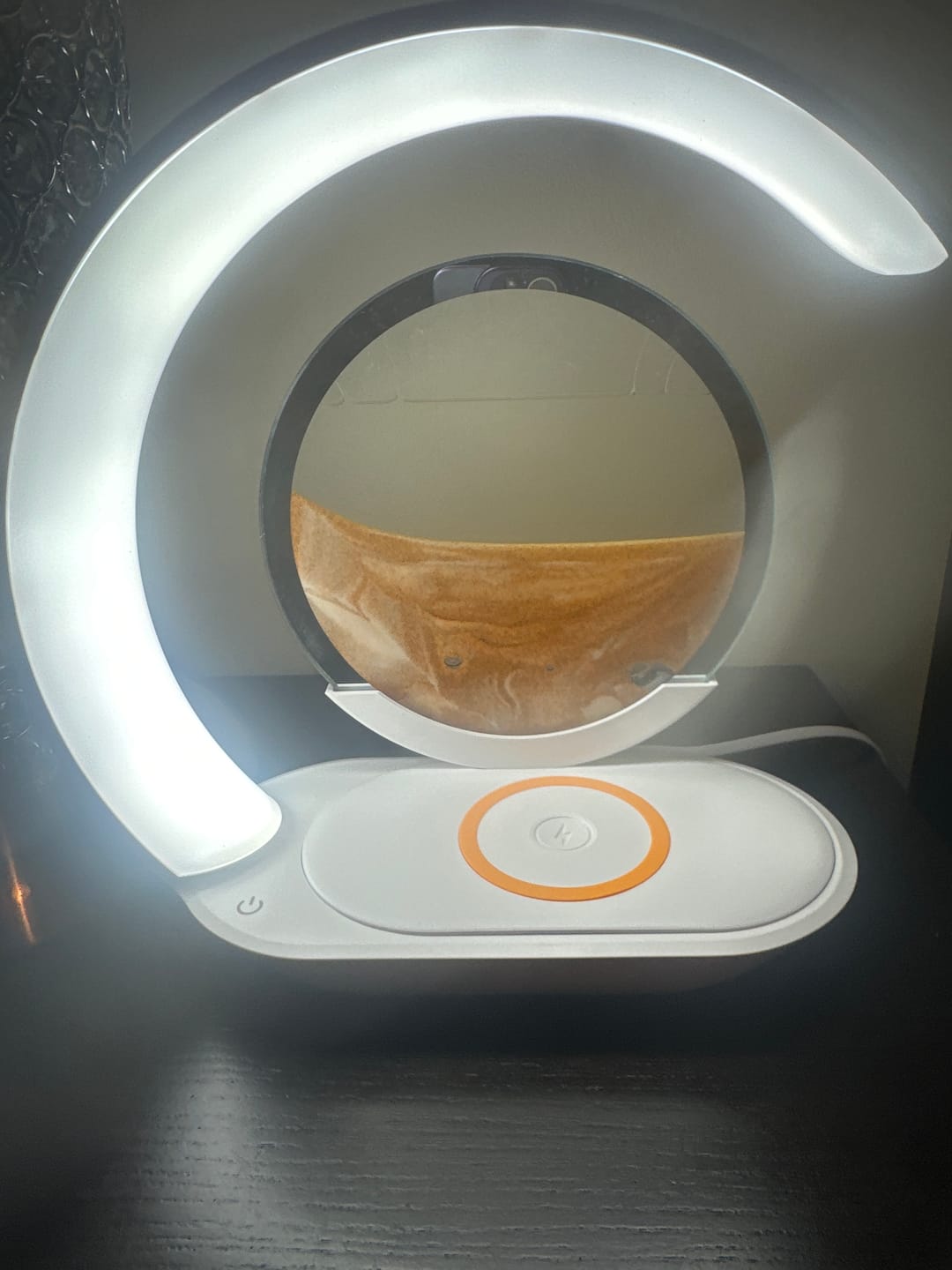 Customer photo review of Sandflow Bedside Lamp