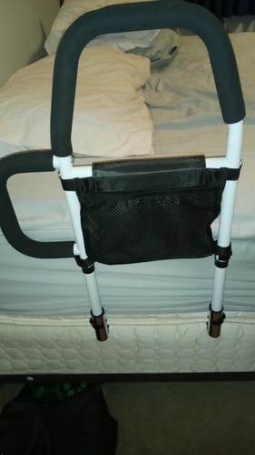 Customer photo review of MobilityPal Bed Rail