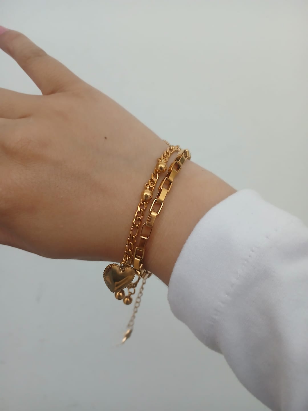 Customer photo review of Pulsera de Corazón