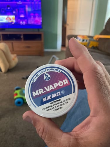 Customer photo review of Mr Vapor Nicotine Pouches $2.99 Trial Offer