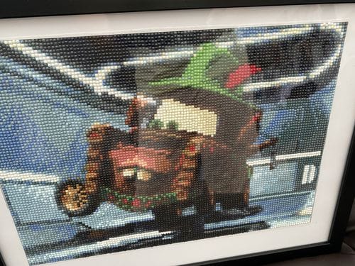 Customer photo review of Custom Diamond Painting Kit