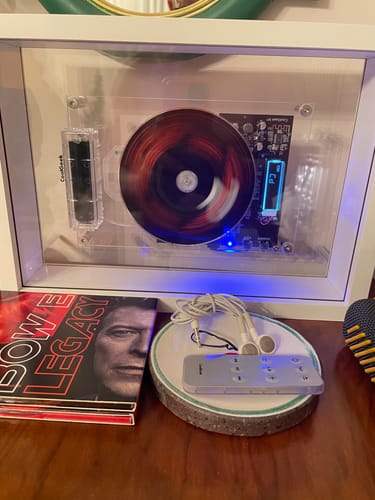 Customer photo review of M1 Music Frame CD Player With Bluetooth