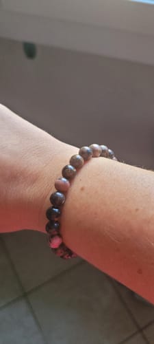 Customer photo review of Bracelet Rhodonite "Soutien Emotionnel"