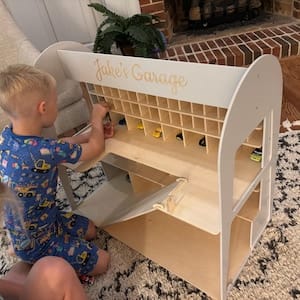 Customer photo review of Spielzeug-Auto-Garage mit Aufbewahrung