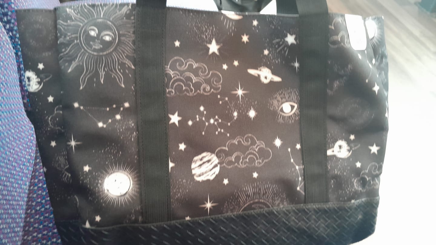 Customer photo review of Astrology Tote Bag