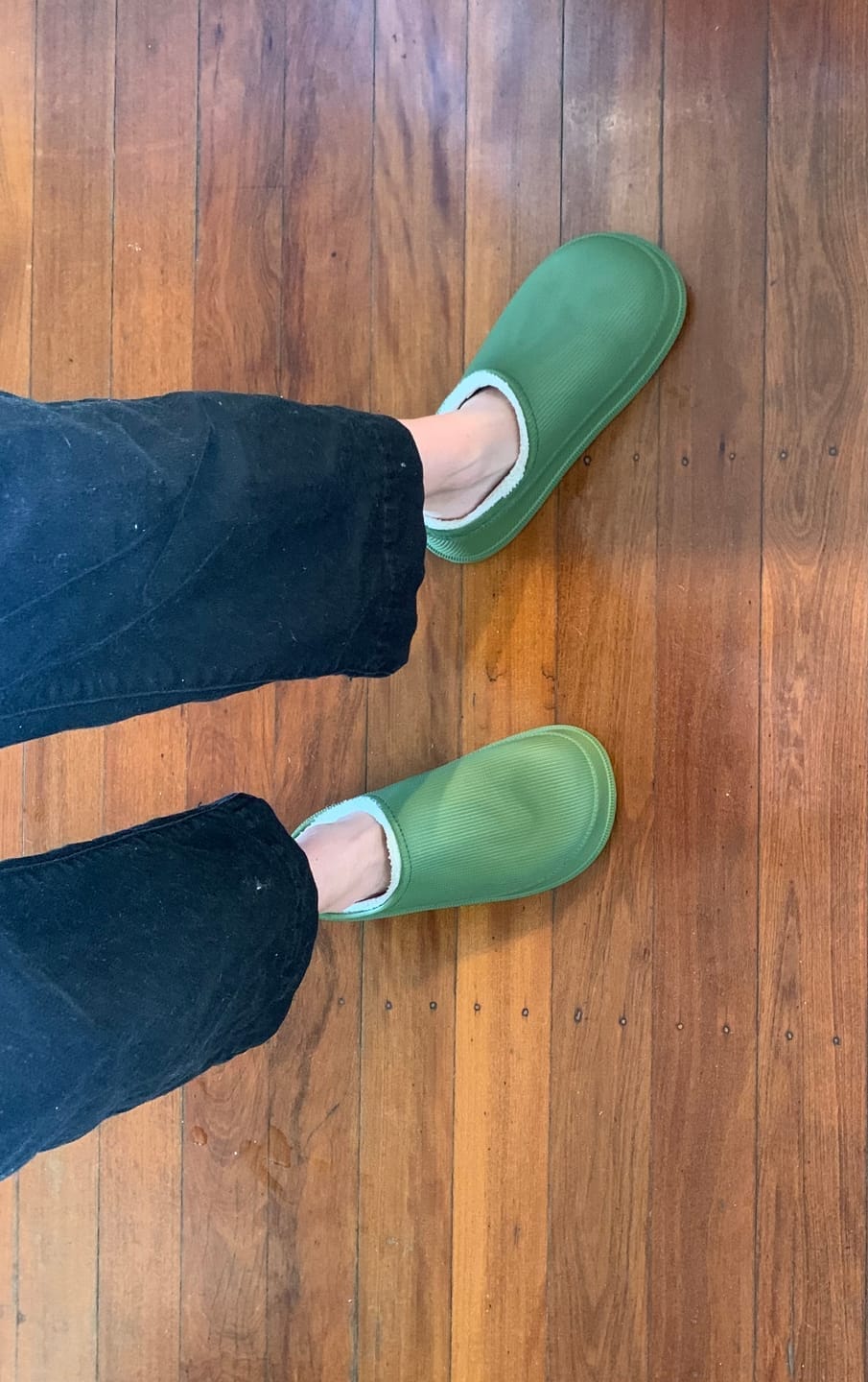 Customer photo review of The Snuggi Slippers (Unisex)