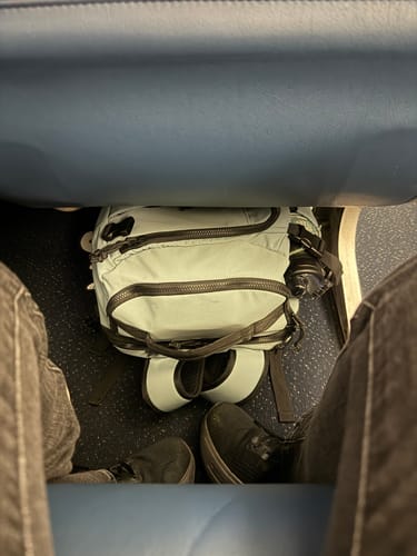 Customer photo review of Blast Travel Backpack