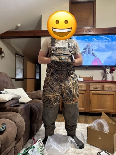 Customer photo review of Amazing Offer AquaWade Pro Insulated Duck Waterfowl Hunting Breathable Chest Waders