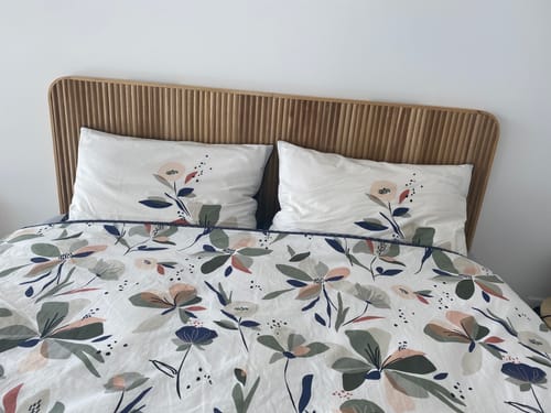 Customer photo review of HORSENS - Tête de lit 140 cm en bois massif