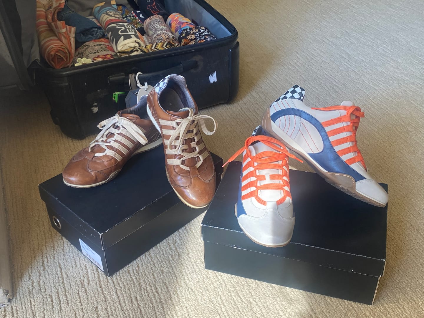 Customer photo review of Women's Racing Sneaker in Racing Oil