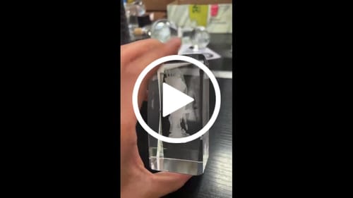Customer video review of Cloudray UV-P Pro Series 5-in-1 5W 10W 15W UV Laser Water-Cooled Autofocus 3D, 2.5D, Inner & Surface Engraver compatible with Lightburn