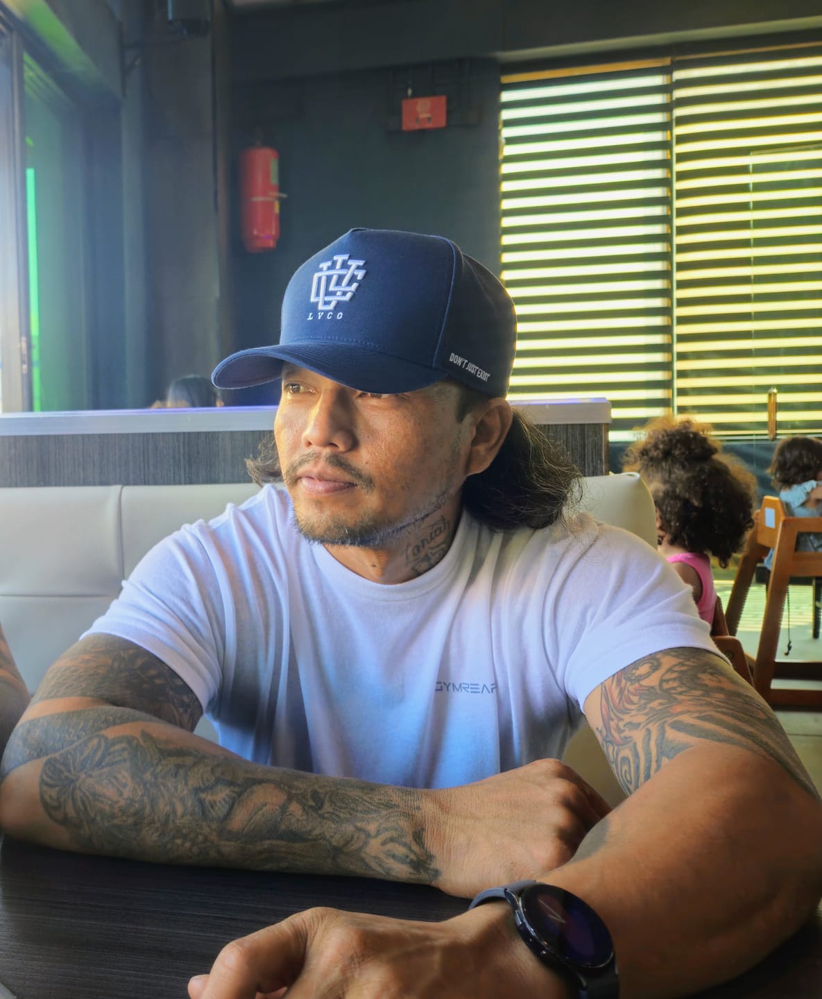 Customer photo review of LVCO "Blk on Blk" A-Frame Snapback