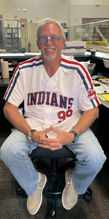 Customer photo review of Ricky Vaughn Wild Thing Indians Baseball Jersey