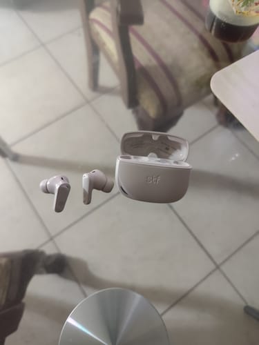 Customer photo review of Audífonos STF One: ENC, TWS, 4 micrófonos, Batería 42 Hrs, IPX4 Gris