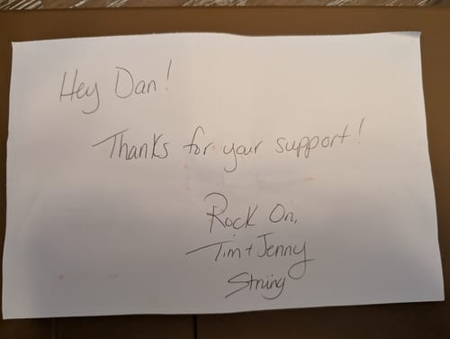 Customer photo review of BEADED – “FINS”