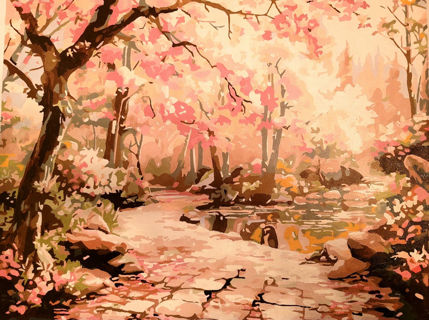 Customer photo review of Serene Sakura Stone Path