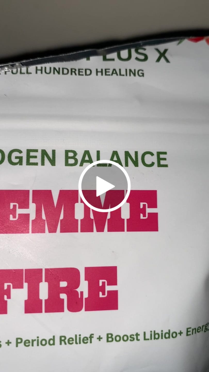 Customer video review of FEMME FIRE Herbal Female Hormone Balance