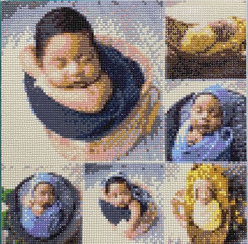 Customer photo review of Custom Diamond Painting Kit