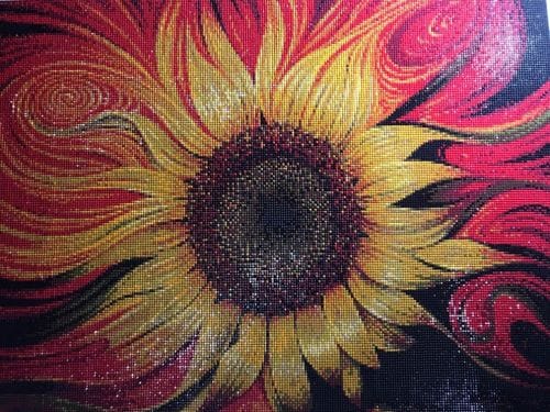Customer photo review of Warped Sunflower