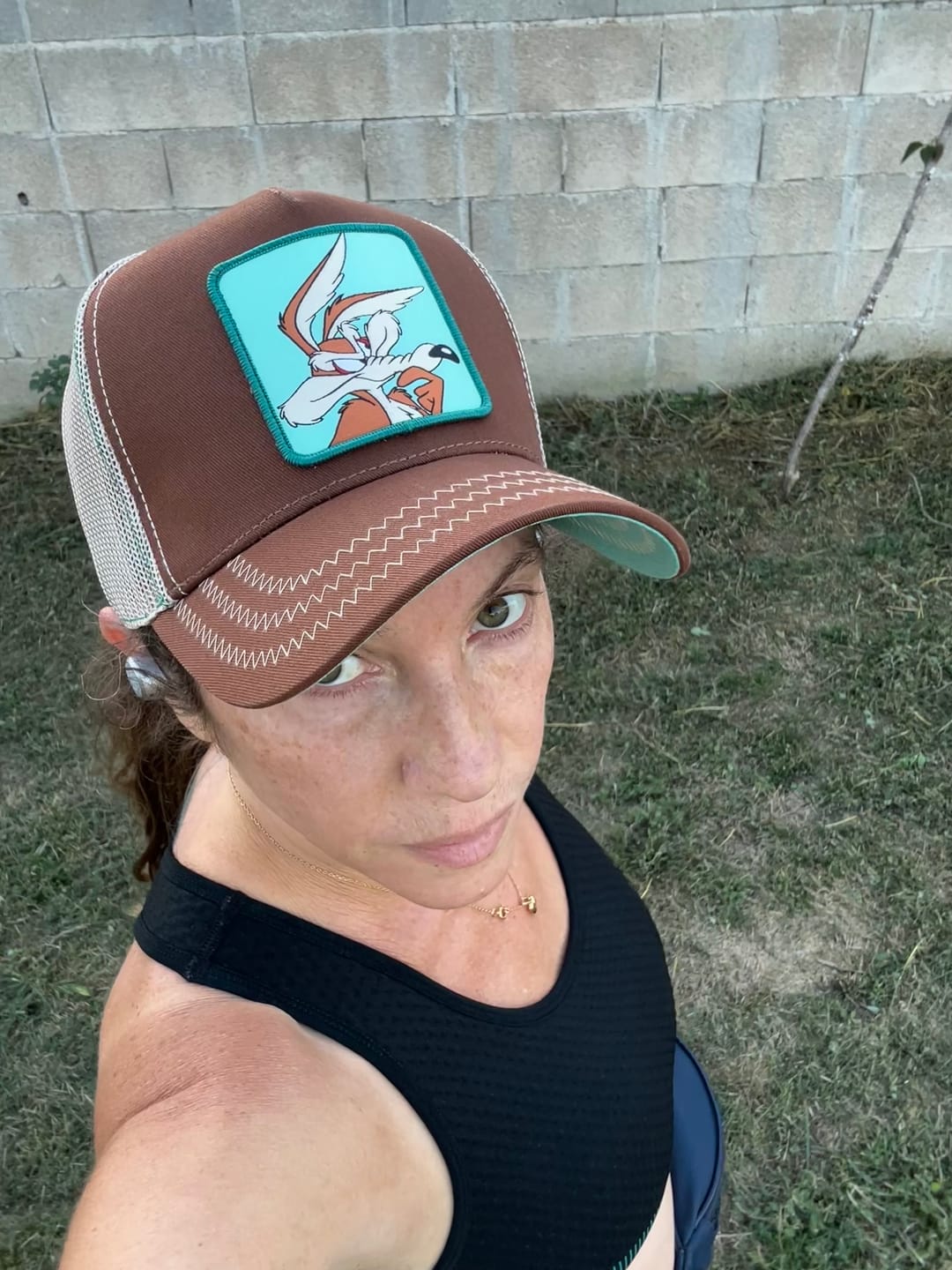 Customer photo review of OVERLORD X Looney Tunes: Wile E. Coyote Trucker Cap