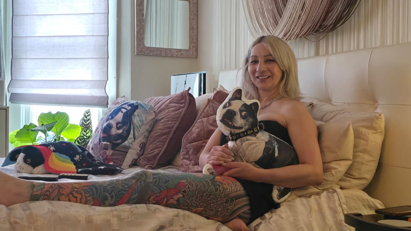 Customer photo review of Custom Pet Shaped Pillow that Look Like your Pet - ThePetPillow