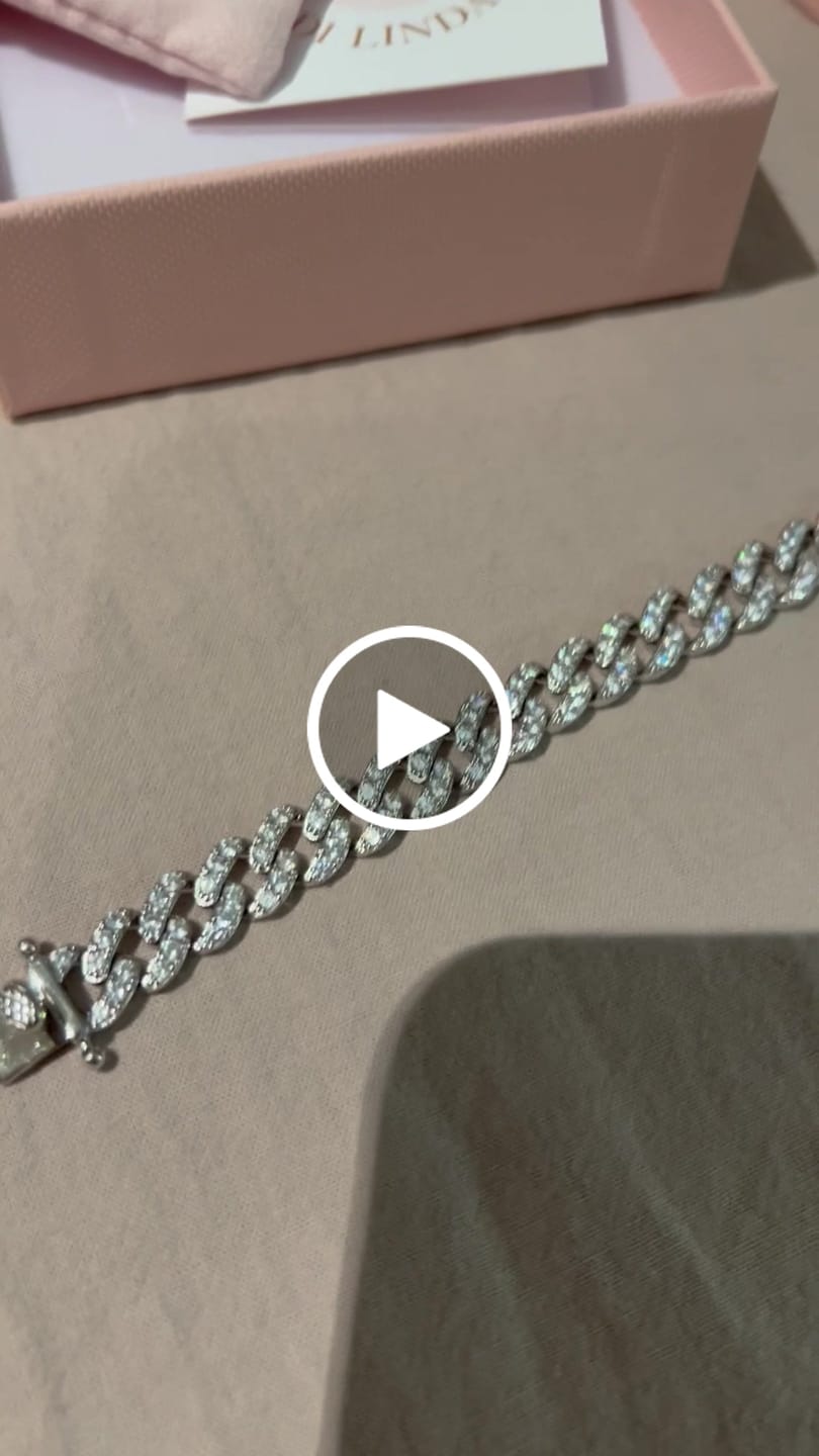 Customer video review of BRACCIALE GRUMETTA CON ZIRCONI