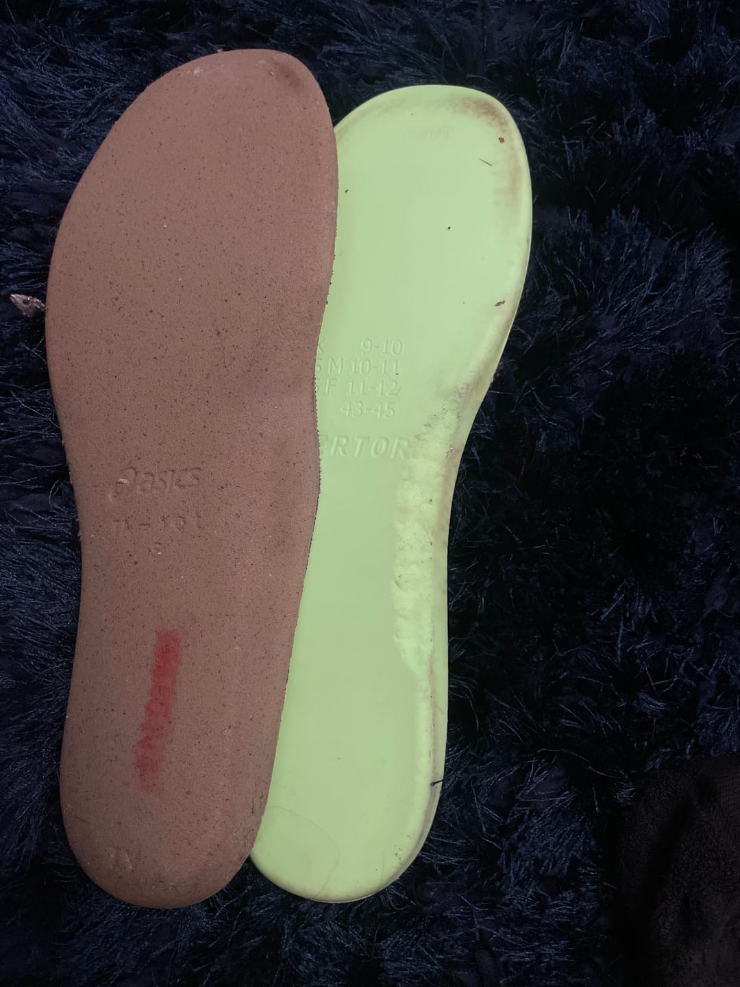 Customer photo review of Running insoles