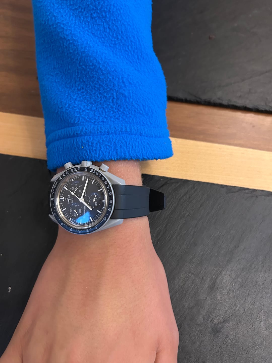 Customer photo review of Rubber Strap- Black