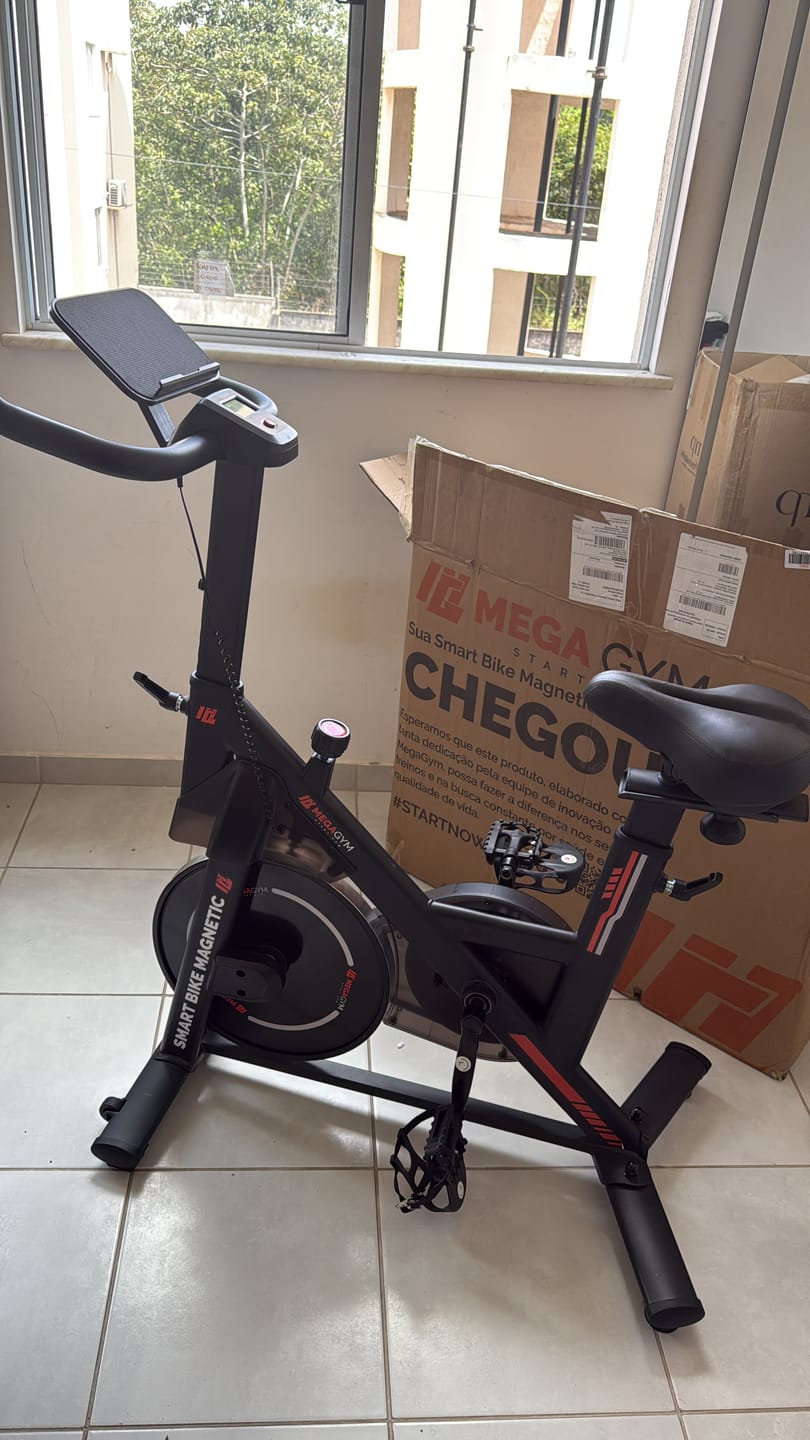 Customer photo review of Bicicleta Ergométrica Smart Bike Magnetic MegaGym