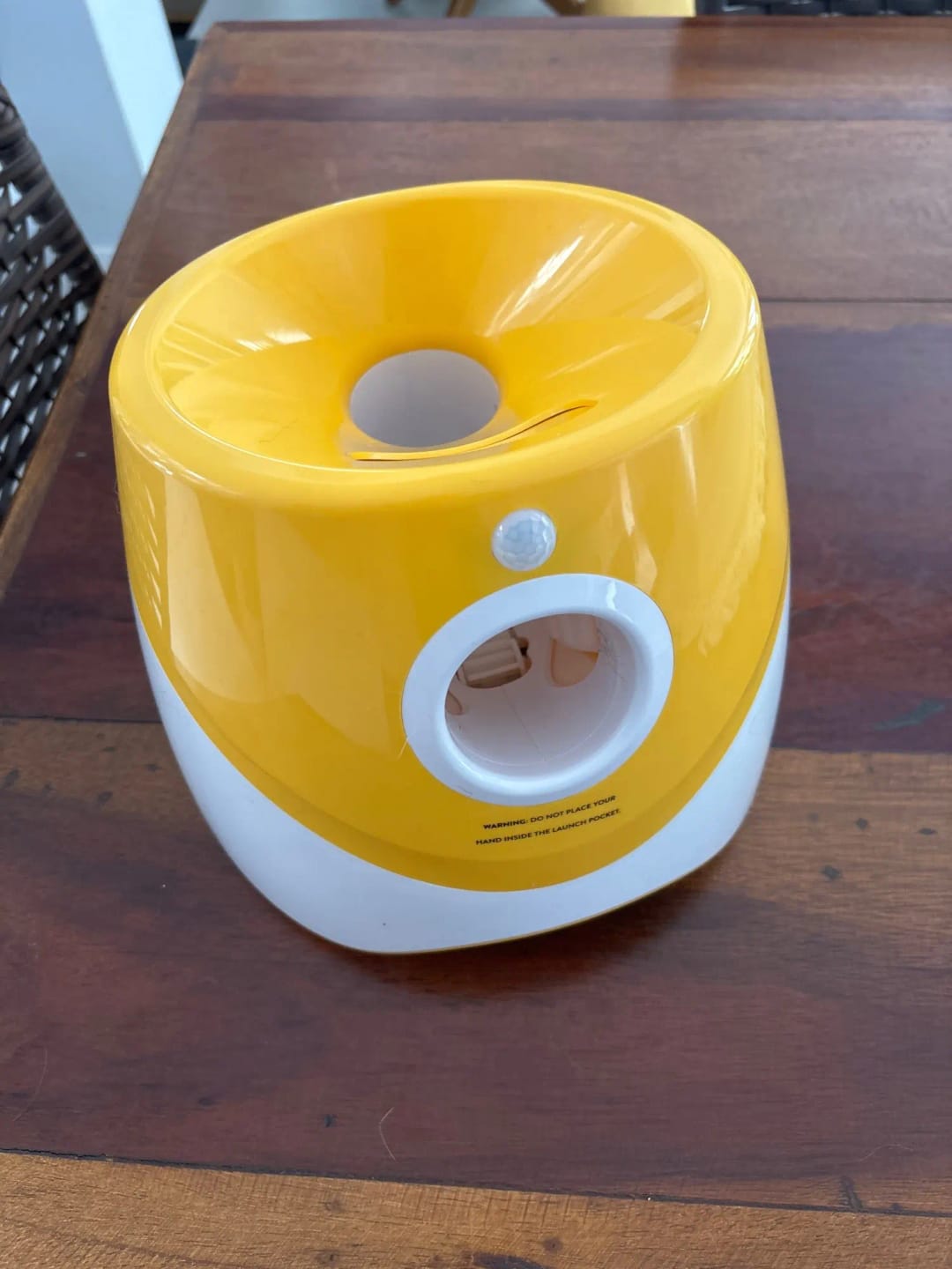 Customer photo review of FetchMate Automatic Dog Ball Launcher | Dog Toy
