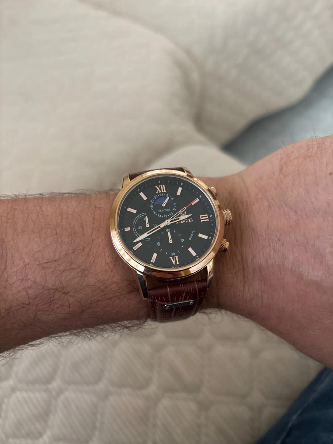 Customer photo review of LIGE® Classic Sports Watch