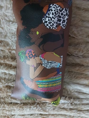 Customer photo review of Squad Espresso Brown Cosmetic Bag