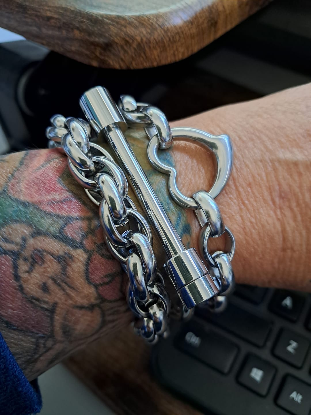 Customer photo review of Audra Bracelet Stack