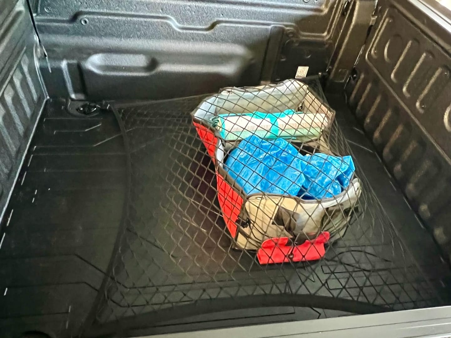 Customer photo review of Lockedown™ Elastic Cargo Net